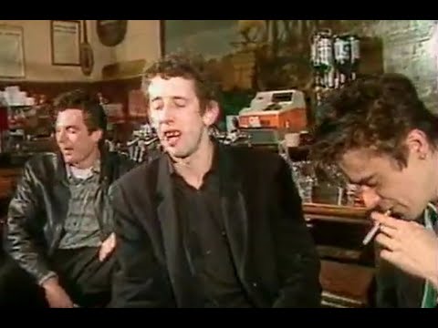 The Pogues singing 'Dirty Old Town' drunk in a pub