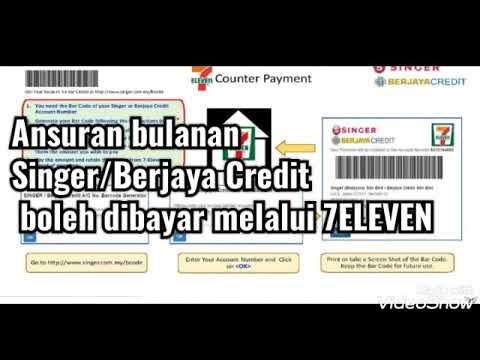 Cara Senang Bayar Ansuran Singer di 7Eleven