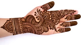 New Stylish Front Hand Mehndi Design Easy Simple Mehndi Mehndi Ka Design Mehndi Design Mehndi