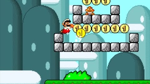 SMW Standard Easy romhack Mario & Luigi DOSv2 (On Snes9x Emulator)