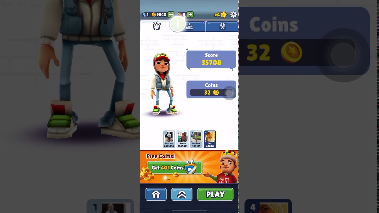 World's highest score in subway surfers