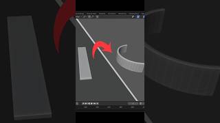 Bend Any Object in Seconds! using Simple Deform modifier #blender3d #3dmodeling #blendertutorial