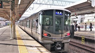 JR西日本 225系100番台 L6編成 普通 米原行き 膳所駅 20220629