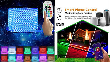 AC110/220V TuYa WiFi Alexa HV RGB LED Controller,Work With Alexa and Google assistant