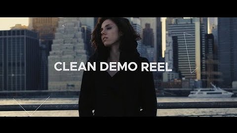 Clean Demo Reel Premiere Pro Templates