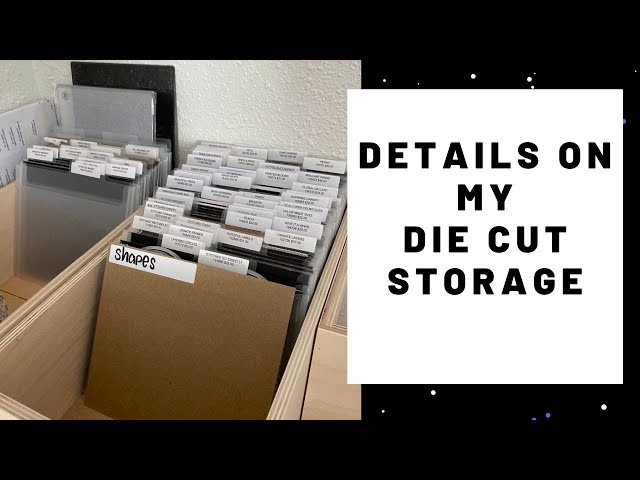 Magnetic Sheets For Dies - AMAZING Craft Room Organization Tip! 