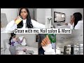 Weekly Vlog|Clean with me, Nail salon & More!