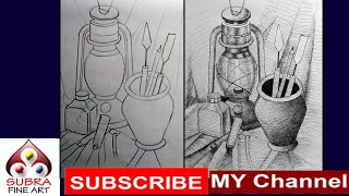Still Life Drawing For Beginners | How To Draw Still Life Drawing With Ink Pen And Jel Pen | Drawing Still Life Drawing For Beginners | How To Draw Still Life Drawing With Ink Pen And Jel Pen | Drawing