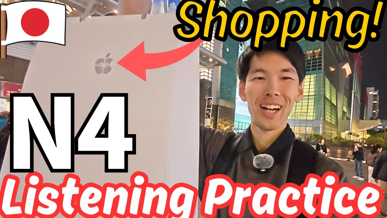 25 minutes Japanese listening practice: Let’s go shopping! #124