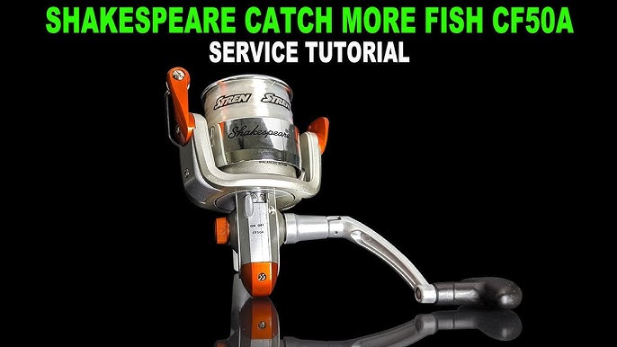 Shakespeare GX230 - How to OVERHAUL this spinning fishing reel 