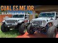 Diferencia entre wrangler JL y Wrangler JK