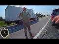 Entitled Driver Stops In Middle Of Highway