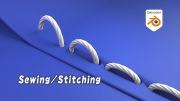 [Tut] Sewing/Stitching - Blender Geometry Nodes 3.0+ Field