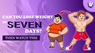 HOW TO LOSE WEIGHT IN 7 DAYS| Reduce weight In 1 Week At Home| No Workout by World Bourgeon 18 views 3 months ago 7 minutes, 12 seconds