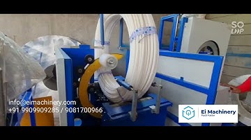hose pipe coil wrapping machine