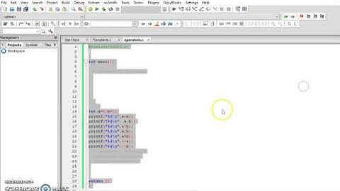 Operators in C : Arithmetic Operators, Assignment Operators, Comparison Operators, Logical.