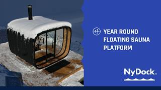 Year-Round Floating Sauna Platform by NyDock