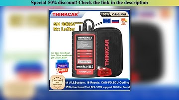 Unboxing THINKCAR Thinkdiag 2 Ediag Plus Full System Diagnostic Tool CAN FD ECU Coding Bi-Direction
