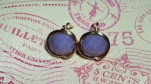 Wire Wrapped Stud Earrings