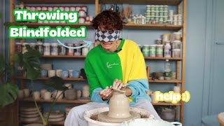 POTTERY CHALLENGE: Throwing Blindfolded