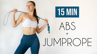 15 MIN JUMP ROPE & ABS WORKOUT (Cardio Abs At Home) by MadFit 194,540 views 2 months ago 17 minutes