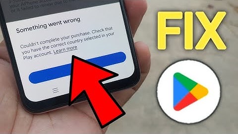 Something Went Wrong Couldn