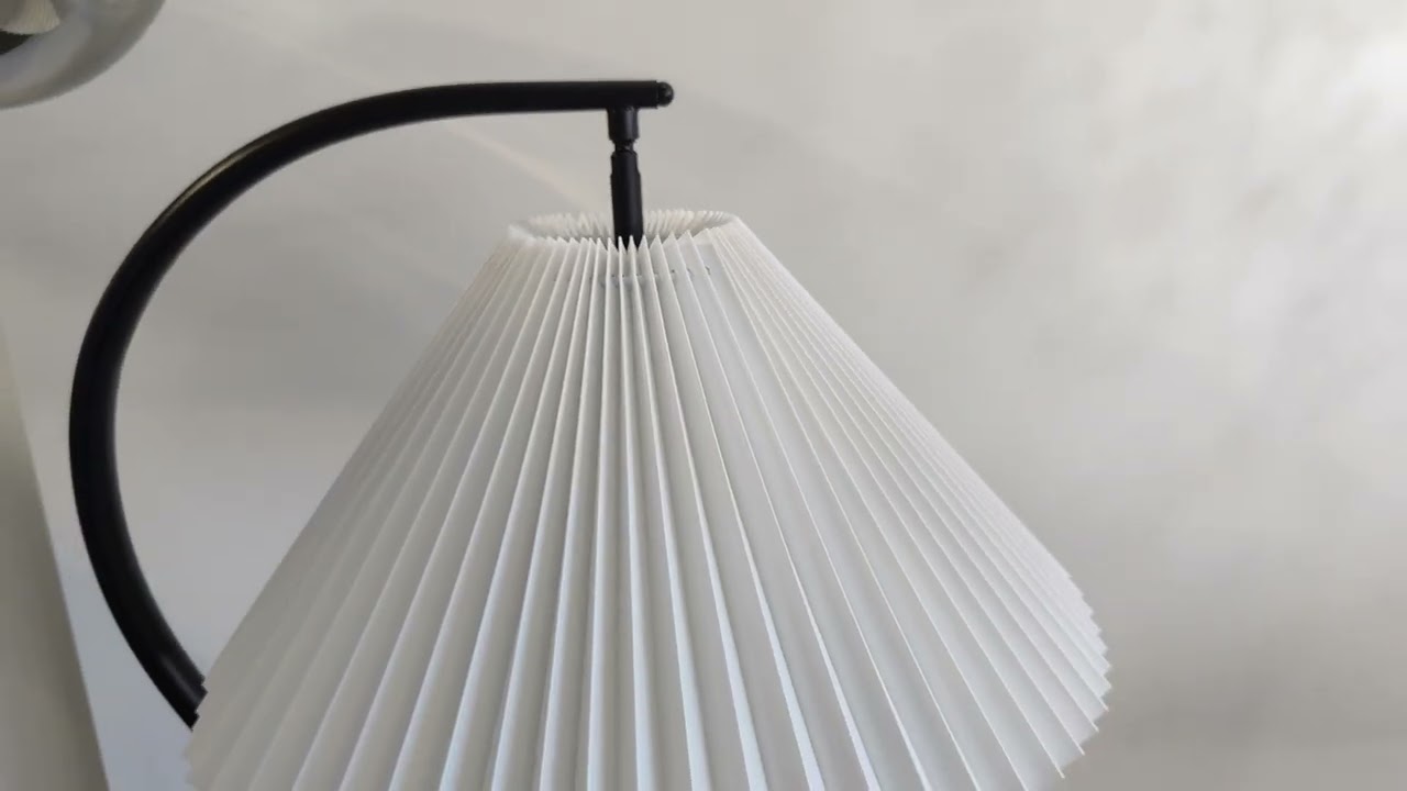 Floor lamp Black with shade 10180 – Eden Lighting