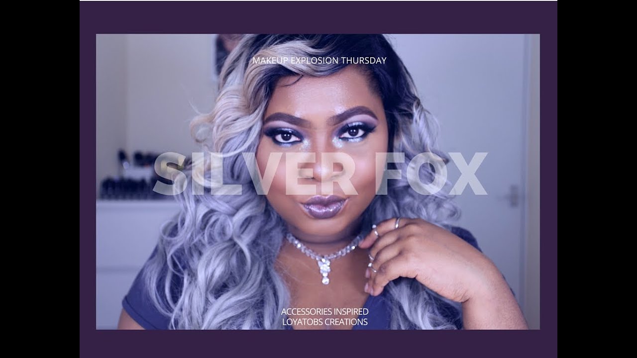SILVER FOX| Makeup explosion| Accessories inspired Makeup tutorial| Medeaij