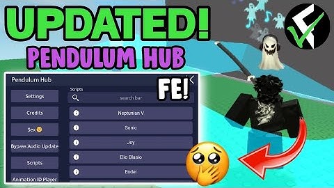 [FIXED] FE PENDULUM HUB + 100 FE SCRIPTS | FLUXUS