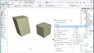 3D Interactions in ARCHICAD - 3D Drag Techniques