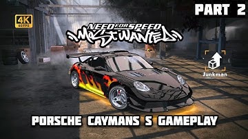 Cops Regret Chasing This Junkman Porsche Cayman S!| NFS Most Wanted 2005 #nfsmostwanted #nfs