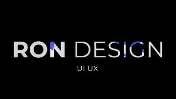 Rondesignlab UI Reel Demo