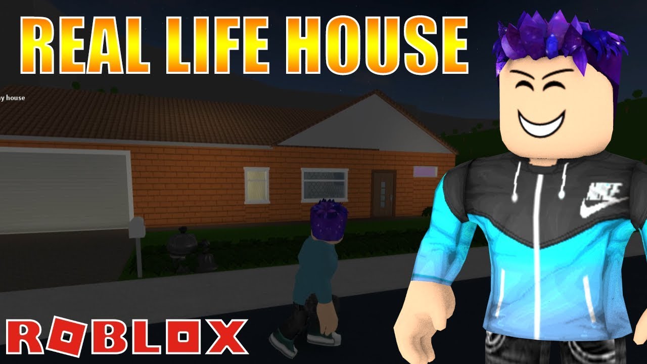 I Built My Real Life House In Roblox Bloxburg Youtube