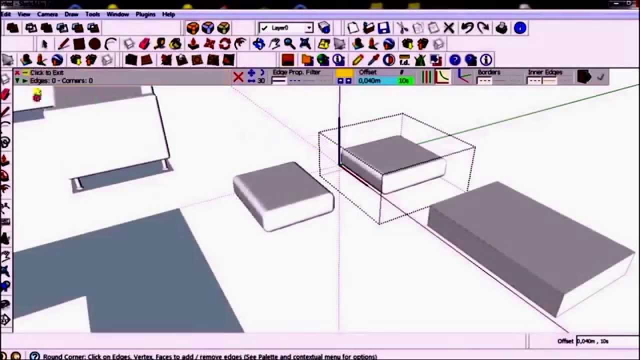 Sketchup Tutorial Video Cara Membuat Sofa Di Sketcheup YouTube