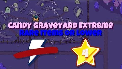 BATTD - Candy Graveyard Extreme w/ Only 4-star Characters and Rare Items or Lower
