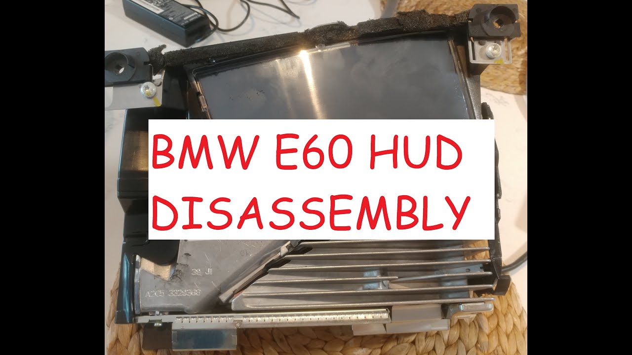 BMW E60 HUD Disassembly Slideshow and Shutter Flap Fix - YouTube