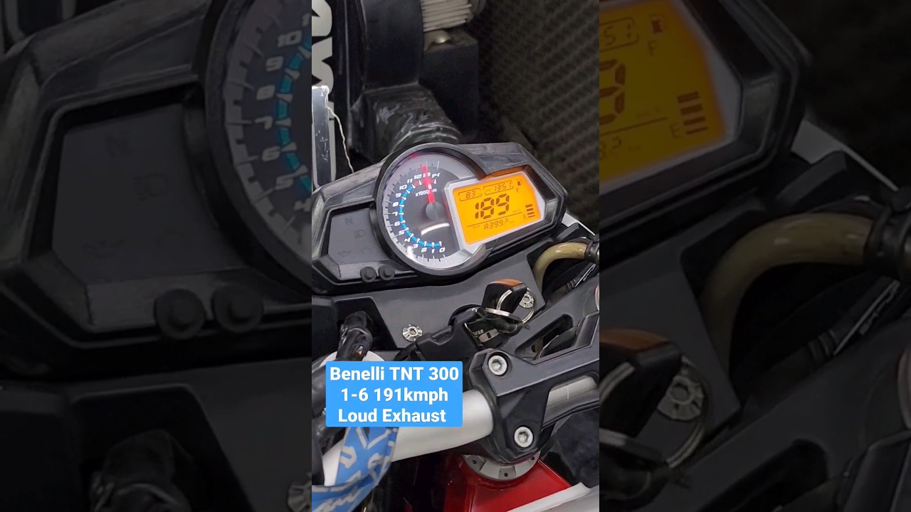 Benelli 300TNT Top Speed 191kmph | Benelli 300TNT Lodest Power Full Stock Exhaust Sound 