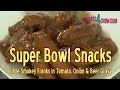 Superbowl Snacks - Little Smokey Frankfurters in Tomato, Onion &amp; Beer Gravy