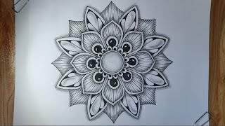 Pattern 530|Mandala art|Easy mandala art|Zendala art|Doodle art|Floral art|Relaxing art