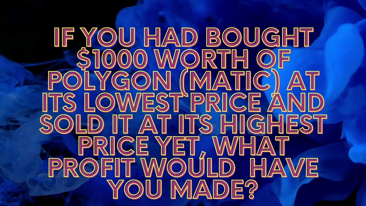 Polygon (MATIC) could make you rich!!! 