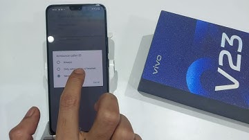 How to set Announce Caller Id in Vivo v23,v20 pro,Vivo v23 me caller id announcement set kaise kare