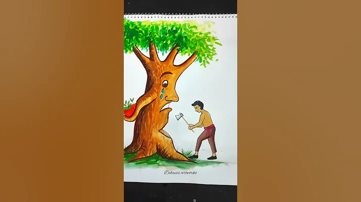 save trees save earth 🌳🤕#shorts#youtubeshorts#savetrees#savetheworld#art - DayDayNews