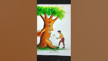save trees save earth 🌳🤕#shorts#youtubeshorts#savetrees#savetheworld#art