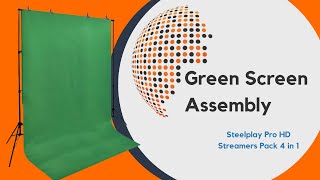 Green Screen Assembly - Steelplay Pro HD Streamers Pack 4 in 1