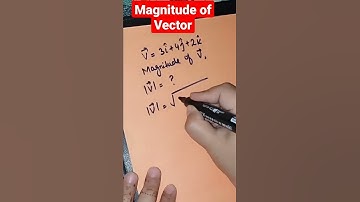 How to find magnitude of a vector#vector #magnitude#MATHSFUN#shorts