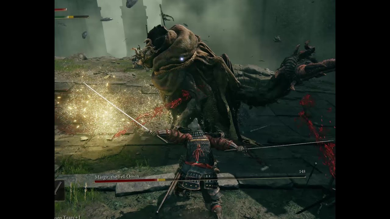 MARGIT Dual UchiGatana playstyle ELDEN RING dual wielding stance