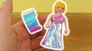 Playmobil DIY Kleid Idee | Trendy Holo Kleid | DIY Kids Idee | Spielzeug DIY +