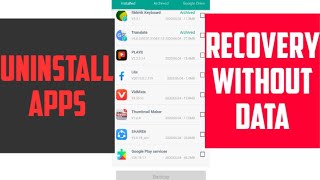 Uninstall apps recover without Mobile Data (mb) 2020 screenshot 4