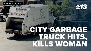 Garbage truck's dash video captured pedestrian moments before fatal collision
