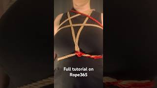 Easy self tied pentagram harness